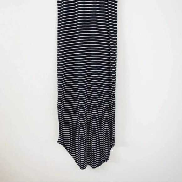 LNA Revolve Leigh Maxi Dress stripes Long Sleeveless Curved hem Scoop neck Small - Picture 13 of 16